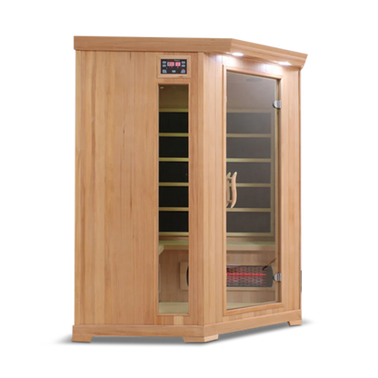4 Person Full Spectrum Corner Infrared Sauna Health Smart