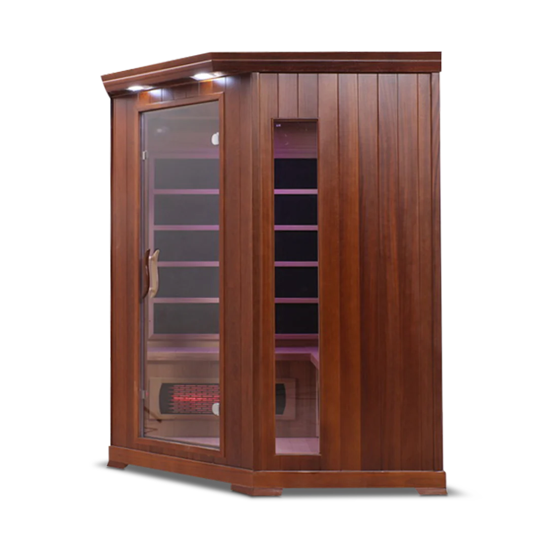 4 Person Full Spectrum Corner Infrared Sauna Health Smart