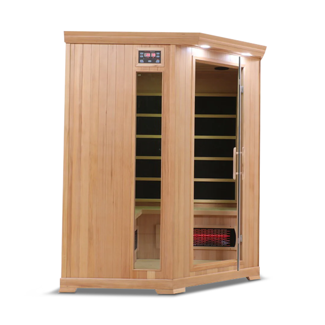 4 Person Full Spectrum Corner Infrared Sauna Health Smart