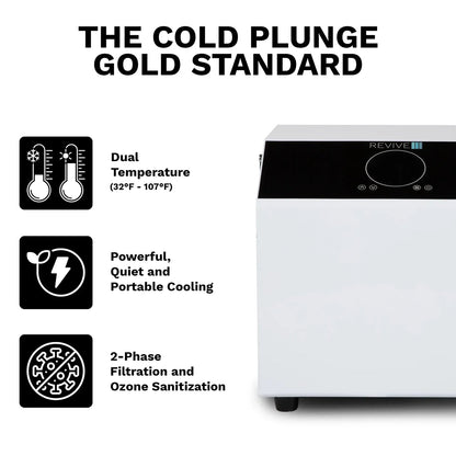 Revive Acrylic Plunge | Cold & Hot Therapy Tub with Advanced Temperature Control Revive