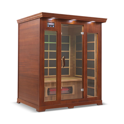 3 Person Full Spectrum Infrared Sauna with PureCarbon Heating & Canadian Wood Health Smart