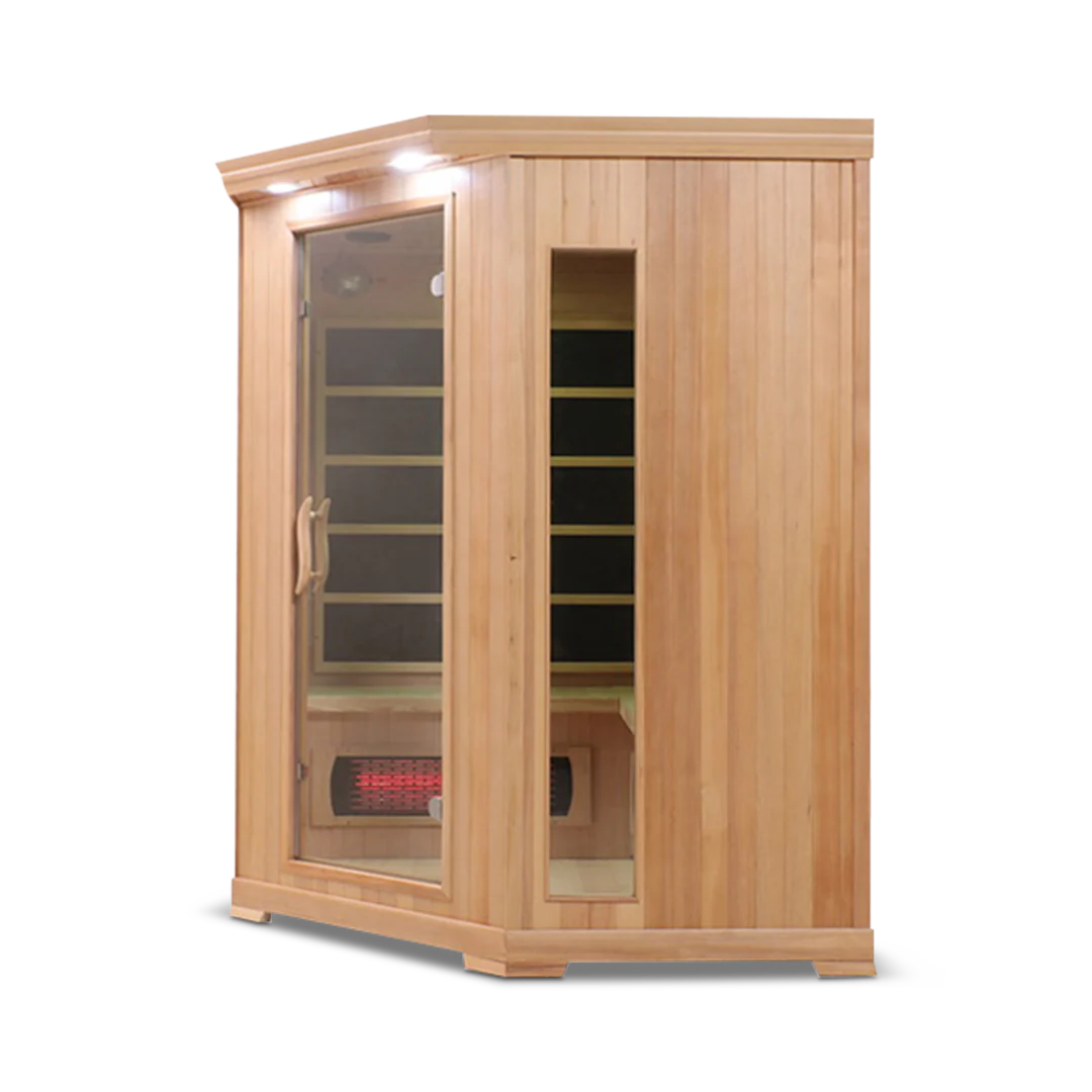 4 Person Full Spectrum Corner Infrared Sauna Health Smart