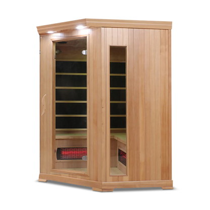 4 Person Full Spectrum Corner Infrared Sauna Health Smart