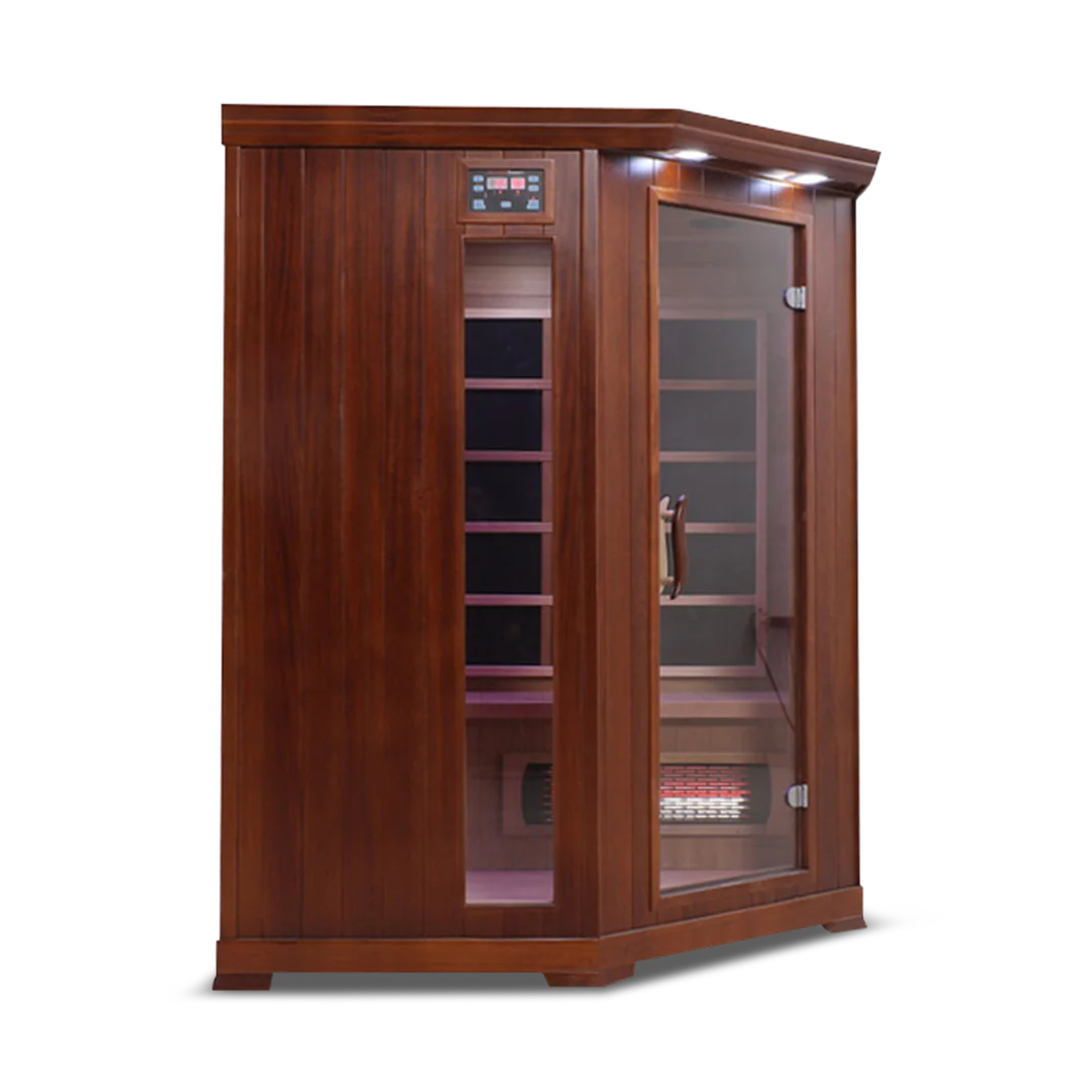 4 Person Full Spectrum Corner Infrared Sauna Health Smart