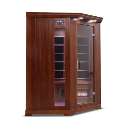4 Person Full Spectrum Corner Infrared Sauna Health Smart