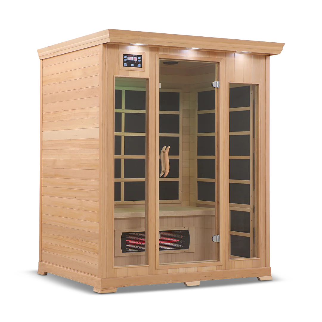 3 Person Full Spectrum Infrared Sauna with PureCarbon Heating & Canadian Wood Health Smart