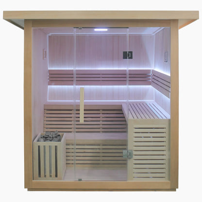 6 Person Traditional Sauna & Luxury Plunge Revive